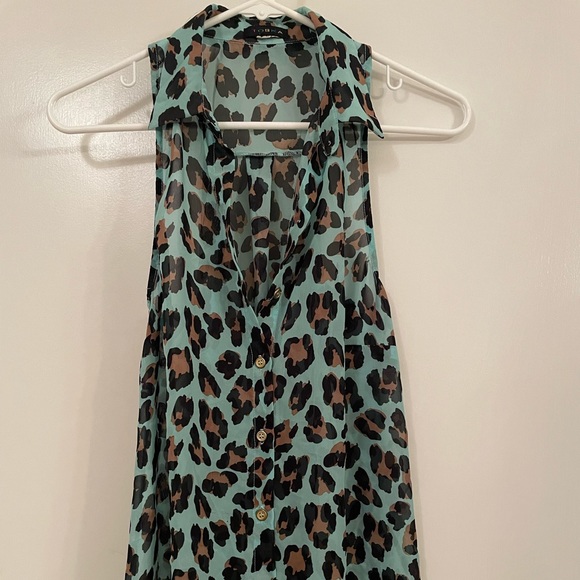 Women’s leopard print blouse - Picture 2 of 5